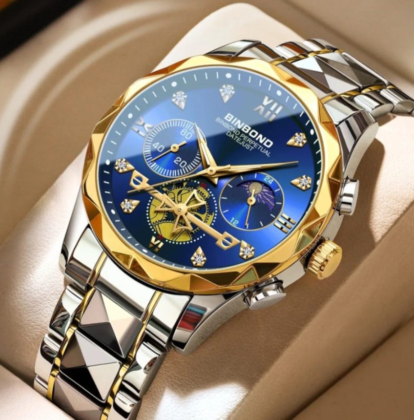 BINBOND B1236 Quartz Men’s Luxury Watches