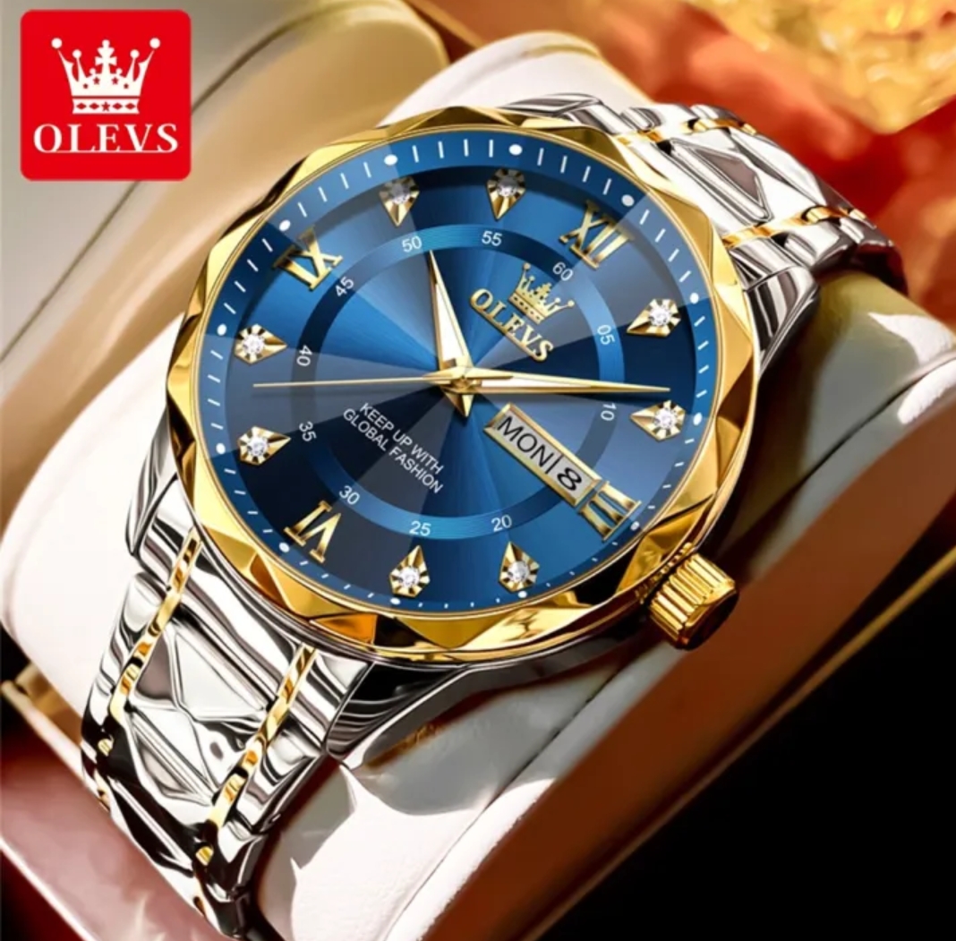 OLEVS 5609 luxury classic Luminous waterproof quartz watch